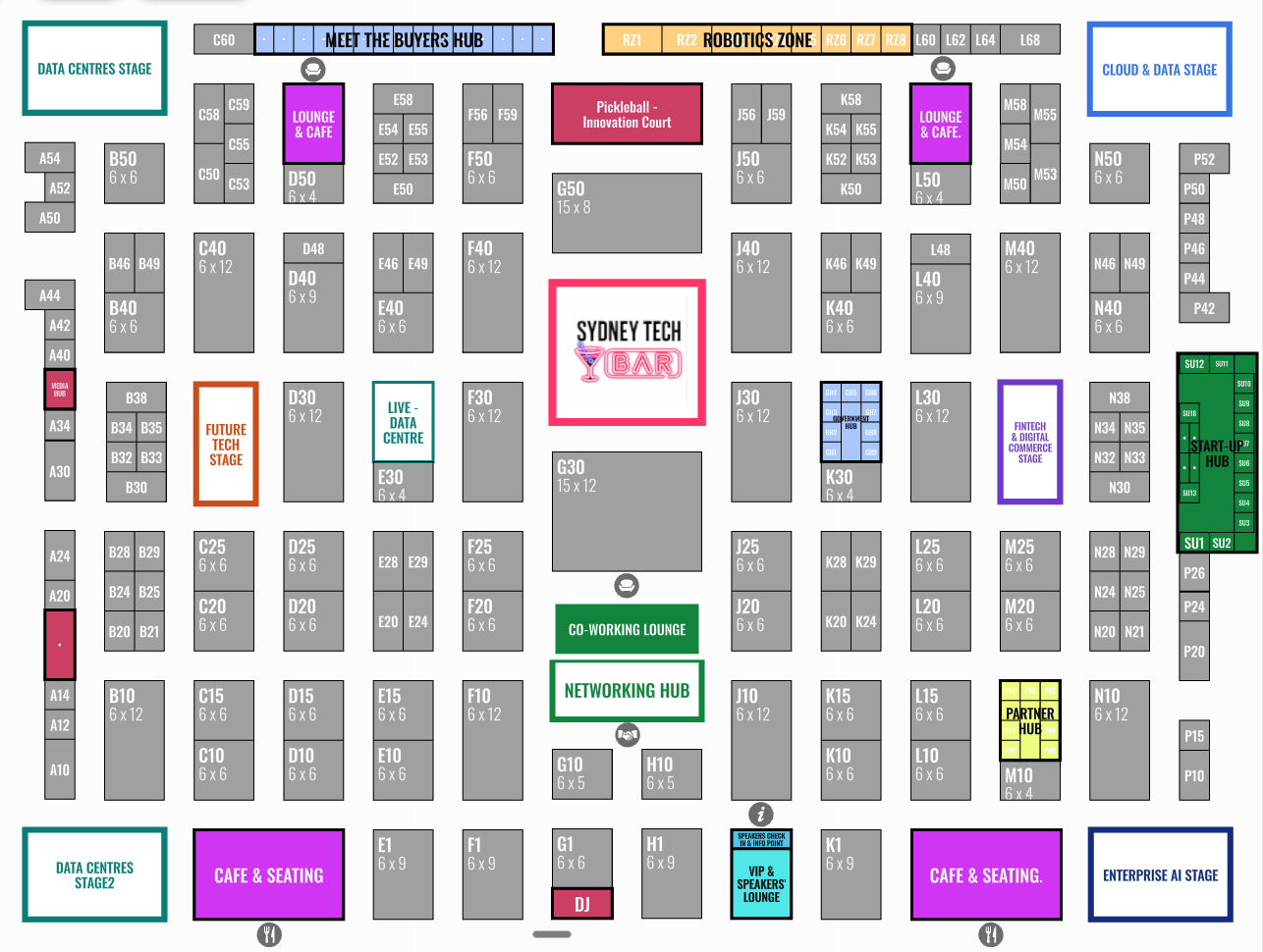 Floor Plan Sydney Tech Expo