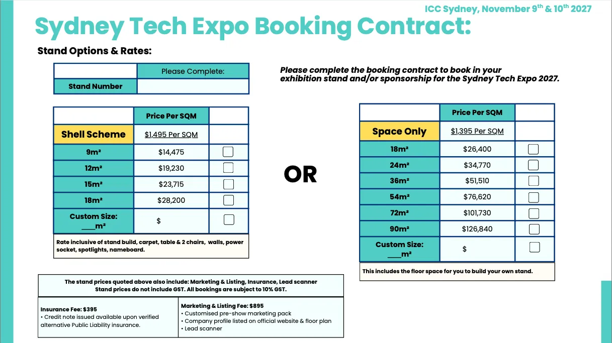 Booking Form