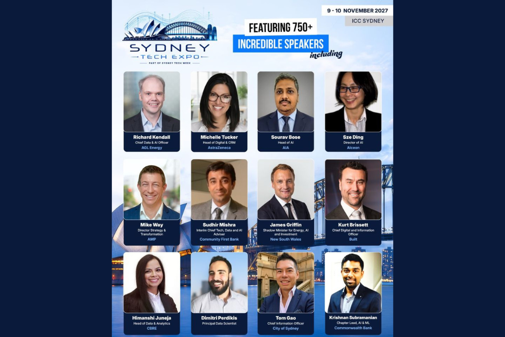 Welcoming these amazing speakers to Sydney Tech Week